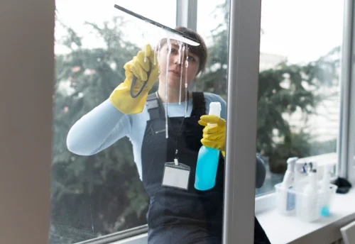 Nettoyage de vitres intérieures et extérieures à la Chapelle-d'Abondance